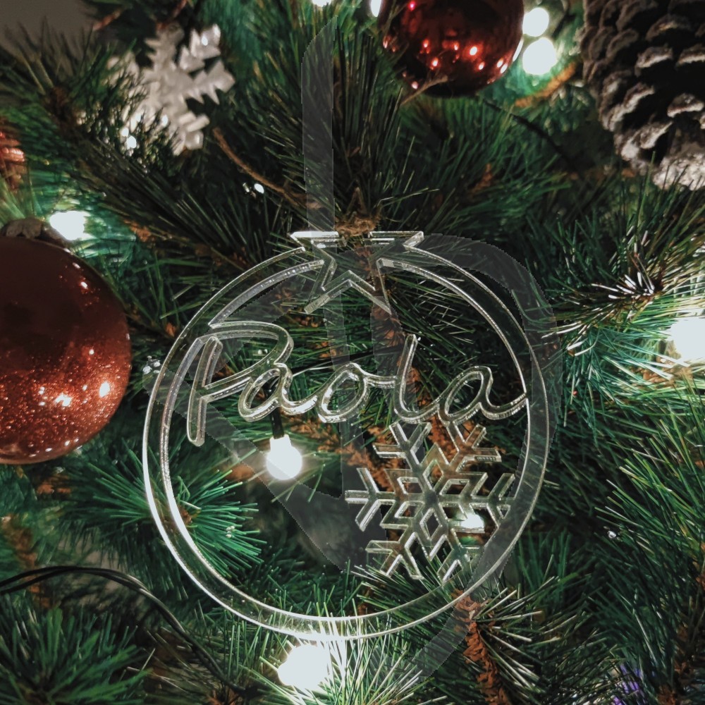 Boule de Noël personnalisable avec prénom Produits sur mesure