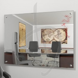 Specchio online, con distanziali e decoro A026