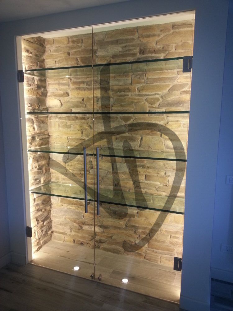 Étagères en verre transparent, sur mesure 2 2 - Étagères en verre transparent, sur mesure