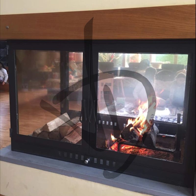 Fermeture de cheminée d'angle double angle 90 gauche et 90 droite 8 2 - Strutture Angolari