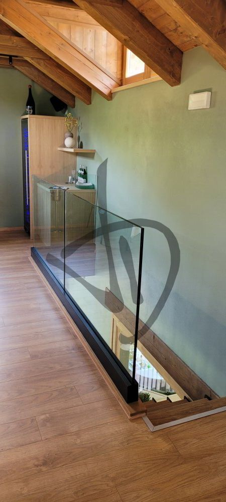 parapet en verre - Garde-corps en verre