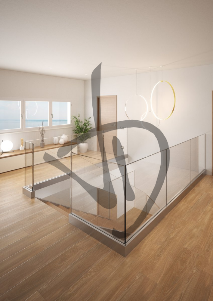 Parapets en verre pour la sécurité intérieure - Garde-corps en verre