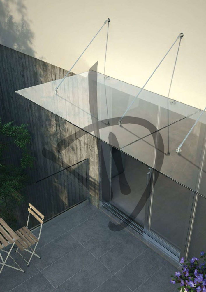 Auvents en verre - Marquises en verre