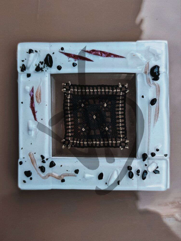 Bonbonnières en verre de Murano avec insert perforateur Valsesian fait main - 3 - Cadeaux de fête