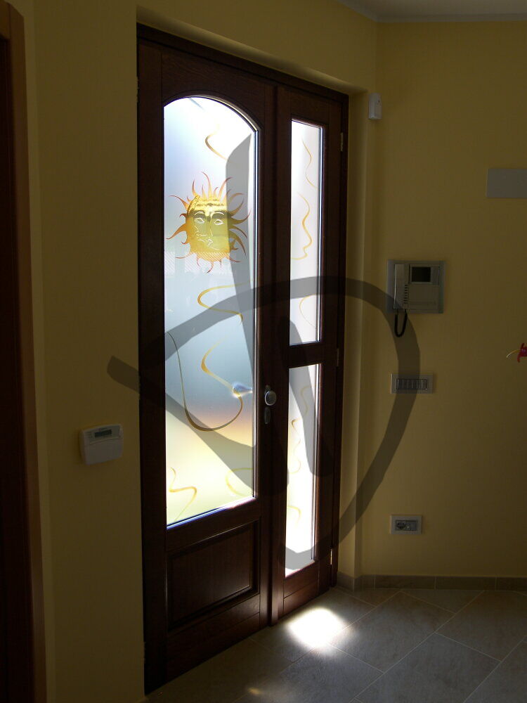 Verre décoré pour portes 3 - Verres décorés pour portes