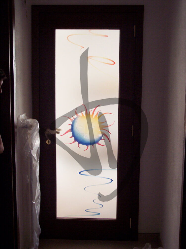 Verre décoré pour portes - Verres décorés pour portes