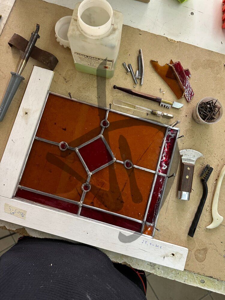 Vitrail relié 2 - Vitraux au plomb